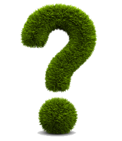 a grass question mark